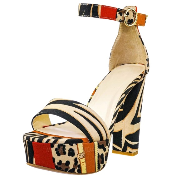 BAMBOO Shoes - Rihanna 2 Leopard Exotic Animal Print High Heel